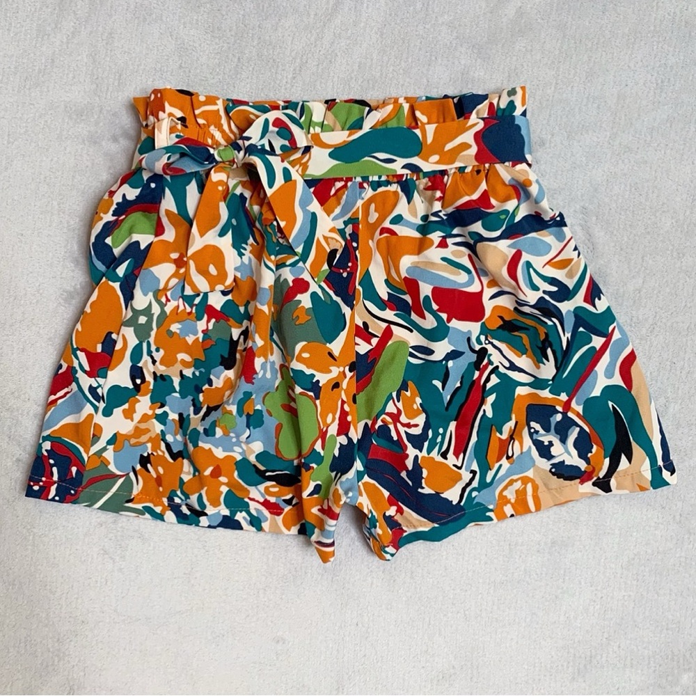 High Waisted Flowy Shorts